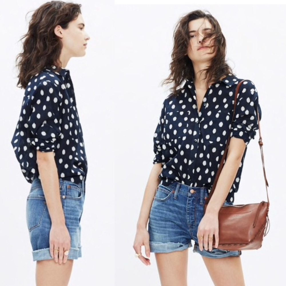 Madewell Denim Boyshorts in Thornecliff Wash